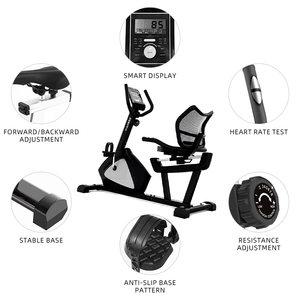 Bicicleta Estática Horizontal de Alta Calidad para Gimnasio en Casa, Equipo de Ejercicio Magnético para Spinning y Fitness - Product Image 2
