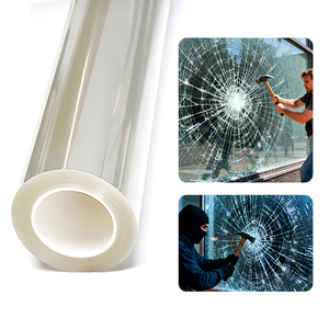 Película Protectora de Seguridad para Ventanas a Prueba de Explosiones de Grado Superior de 21 mil, Película Laminada de Múltiples Capas - Product Image 4