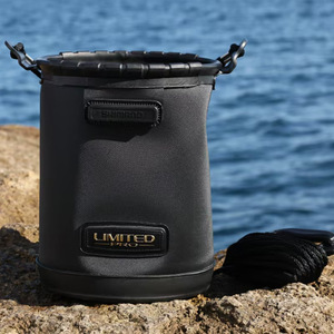 Shimano Water <b>Bucket</b> BK-151Z Portable <b>Folding</b> With Rope For Sea Beach Shore Fishing Saltwater Fish Resin Material - Product Image 3