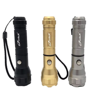 Lampe torche LED rechargeable portable toute neuve, 1000 lumens, super lumineuse, étanche IP65, garantie 5 ans, en alliage d'aluminium