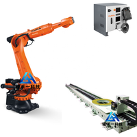 Bras robotique de classe haute performance à 6 axes, KUKA KR 210 R2700-2, avec kit de préparation et pince à rail linéaire