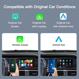 Carabc Wireless Apple Carplay <span class=keywords><strong>Android</strong></span> Auto สำหรับรถยนต์ Mercedes Benz Becker NTG4.5 รุ่น B C E Class W176 W246 W204 W212 รองรับ Car <span class=keywords><strong>Play</strong></span> - Product Image 2