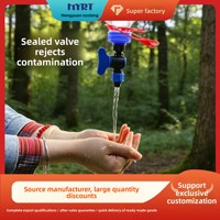 Mini vanne à boisseau sphérique en plastique pour micro-irrigation, vanne de contrôle pour tube PE, pour système d'irrigation goutte à goutte de jardin