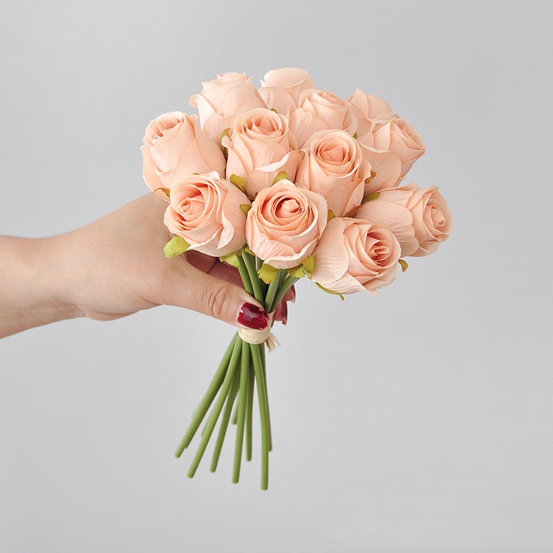 Champagne 05 mini bouquet de roses