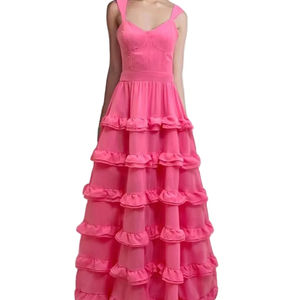 Français <span class=keywords><strong>Vintage</strong></span> Sexy élégant licou <span class=keywords><strong>gaine</strong></span> ventre gâteau ourlet longue épissage couleur unie robes tenue décontractée pour les femmes - Product Image 1