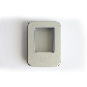 Kinh Doanh chơi trò chơi thẻ kim loại hộp thiếc lưu trữ kim loại <span class=keywords><strong>tin</strong></span> với xem qua - Product Image 5