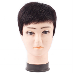 <span class=keywords><strong>Perruque</strong></span> de remplacement capillaire indienne pour hommes, bon marché, avec dessus en soie et dentelle transparente, noire, en gros - Product Image 1