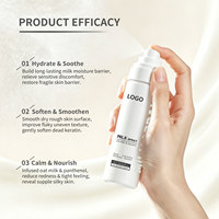 Sérum réparateur pour le visage au lait biologique OEM/ODM, sans cruauté, répare les peaux abîmées, échantillon gratuit