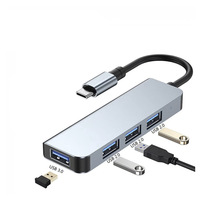 Hub Multipuerto USB 3.0 Tipo-C, Lector de Tarjetas SD/TF, 5-8 Puertos, 5Gbps de Alta Velocidad, Aleación de Aluminio, Pantalla Dual para Macbook/PC Portátiles