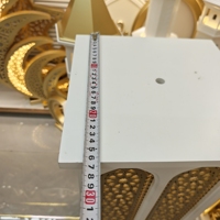 Grande décoration de sol islamique de 1,6 mètre en bois et acrylique, motif tour de minaret, pour l'Aïd et le Ramadan