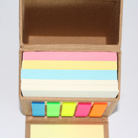 Bloc-notes mémo personnalisé OEM, style et couleur du papier au choix, bloc-notes mémo avec fonction adhésive, support pour stylo