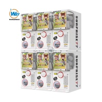 Máquina Expendedora de Cápsulas de Juguete Gacha Gachapon Personalizable WANGERBAO Damon Bear, Mini, de Plástico, 280 mm, con Señal de Pulso y Adaptador