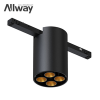 Sistema de Iluminación LED Magnético Ajustable Dali Zigbee, Regulable, de Alta Calidad, en Blanco y Negro, para Rieles, Personalizable