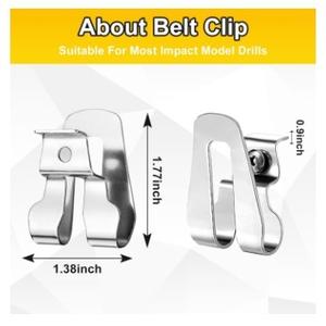 Ryobi Power <b>Tool</b> Belt Buckle 633586002 Zinc Alloy Drill Hook For Home Use - Product Image 4
