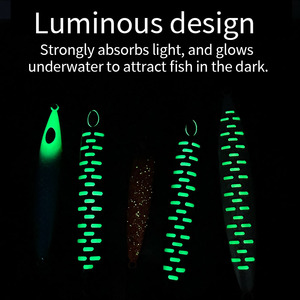 Señuelo de Pesca de Fondo de 250g 300g 400g 500g 600g para Pesca en Agua Salada con Plomo Luminoso - Product Image 5