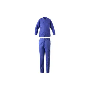 Monos baratos de algodón y poliéster, traje de trabajo para trabajadores de la construcción, uniforme de fábrica, ropa de <span class=keywords><strong>seguro</strong></span> laboral con logotipo personalizado - Product Image 2