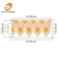 AK Wholesale Échantillon Gratuit Pochoirs en Plastique Découpés au Laser pour Glaçage de Gâteaux, Gabarits DIY pour Décorations de Fondant, Moule à Tamis à Sucre