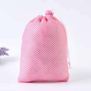 Factory Wholesale Customized Small Mesh <b>Bags</b> with Drawstring Polyester Nylon <b>Net</b> Storage Drawstring Pouch - Product Image 6