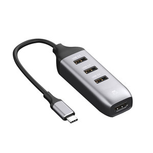 4 Trong 1 USB C Hub 4K 30Hz Cho Cổng HDMI 5Gbps USB3.0 Cổng Sạc Nhanh Cổng USB3.0 * 3 + HDMI Cho Máy Tính Xách Tay - Product Image 3