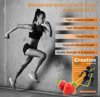 Chlorhydrate de créatine en gel liquide OEM Créatine HCL avec L-Carnitine, L-Glutamine, BCAA, Vitamine B pour la croissance et la récupération musculaires