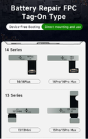 XZZ pas besoin de programmeur lire écrire données batterie Flex pour iPhone 11 12 13 14 SE3 MINI Pro Max batterie santé/fenêtre pop-up réparation
