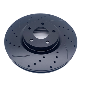 31375-negro <span class=keywords><strong>1</strong></span> disco de freno ventilado ranurado perforado delantero y trasero 312mm fórmula de cerámica coche de pasajeros silencioso duradero y sin polvo - Product Image 1