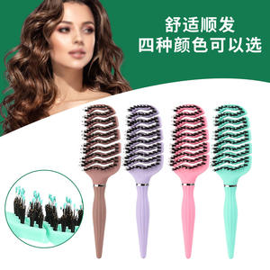 Peigne de Massage du cuir chevelu brosse à cheveux humide bouclé antistatique brosse à cheveux Salon de coiffure professionnel Style - Product Image 2