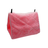 Nichoir d'hiver chaud et douillet en peluche, hamac suspendu pour perroquet, perruche, calopsitte, lovebird
