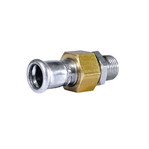 Raccord à sertir en laiton et raccord mâle en acier au carbone 2 pouces x 54 pour systèmes CVC - Product Image 1
