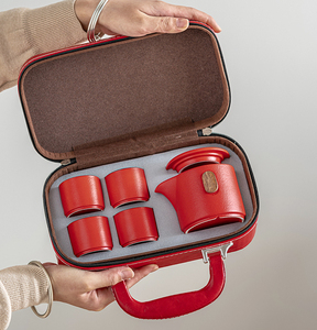 ชุดน้ำชาโปรโมชั่นธุรกิจซินรุนจิน ชุดของขวัญพร้อมโลโก้แบรนด์สั่งทำ ชุดเซ็ตขายส่งจำนวนมาก เซรามิกเป็นมิตรกับสิ่งแวดล้อม คุณภาพสูง รับผลิตแบบ OEM ODM - Product Image 6