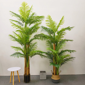 Faux Palmier 90-240cm Palmier Artificiel Plante Bonsaï pour <span class=keywords><strong>D</strong></span>écoration Intérieure - Product Image 1