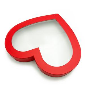 Boîte rigide géante rectangulaire pour roses éternelles avec fenêtre transparente, estampage, recyclable, emballage pour arrangements floraux de fleuriste - Product Image 2