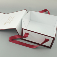 Emballage de luxe en carton pour bonbons, chocolats, desserts, truffes, avec logo personnalisé imprimé de haute qualité