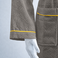 Peignoir Kimono Personnalisé pour Hôtel et Spa, Col Kimono, Unisexe, Lavable en Machine, Vêtement de Nuit, Vente Directe Fabricant