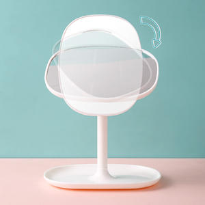 Espejo de Maquillaje Giratorio de Sobremesa Cuadrado, Compacto, de Plástico, Personalizable, para Dormitorio, con Soporte, al por Mayor - Product Image 2