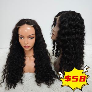 Promotion $58 Loose Water 4x4 Lace Closure <b>Wigs</b> 20 22 24 Inches 5x5 <b>Wigs</b> 100% Human Hair <b>Cheap</b> Wholesales 13x4 <b>Wigs</b> Hot sale - Product Image 1