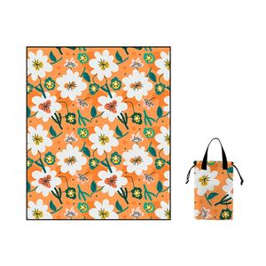 Wholesale Custom Logo Extra <b>Large</b> Picnic Waterproof Outdoor <b>Mat</b> Lightweight Portable Beach Blanket for Camping Hiking - Product Image 1