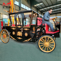 Chariot de calèche de mariage royal électrique à vendre pour le tourisme et le transport spécial