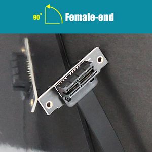 สายเคเบิล PCIe <span class=keywords><strong>3.0</strong></span> X1 แบบ Riser ตัวนำทองแดงเคลือบดีบุก ฉนวนหุ้ม PVC สำหรับการ์ด M.2 WiFi <span class=keywords><strong>USB</strong></span> และการ์ดเสียง ได้รับการรับรองมาตรฐาน Ce และ Fcc - Product Image 4