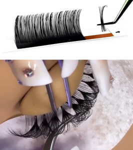 Lash mở rộng nguồn cung cấp bán buôn tay làm bán vĩnh viễn khối lượng cá nhân mở rộng lông mi - Product Image 2