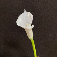Bunga Calla Lily Buatan PU Real Touch H810, Tangkai Panjang, untuk Buket Pernikahan, Dekorasi Rumah & Acara