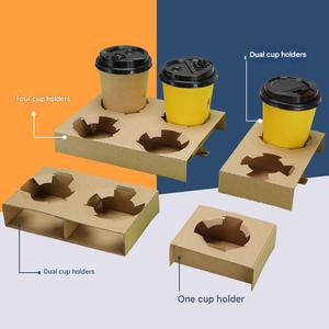 ถุงกระดาษพิมพ์โลโก้ตามสั่ง สำหรับใส่แก้วแบบมีฐาน ทำจากกระดาษคราฟท์ - Product Image 5