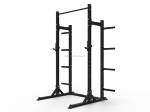 Commercial Gym Equipment Power Weightlifting <strong>Half</strong> <strong>Squat</strong> <strong>Rack</strong> - Product Image 2