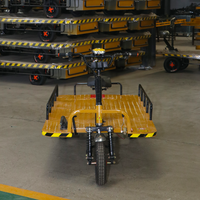 Chariot à plateforme électrique à batterie 3 roues, 1 tonne, usage industriel intensif, meilleur prix, OEM