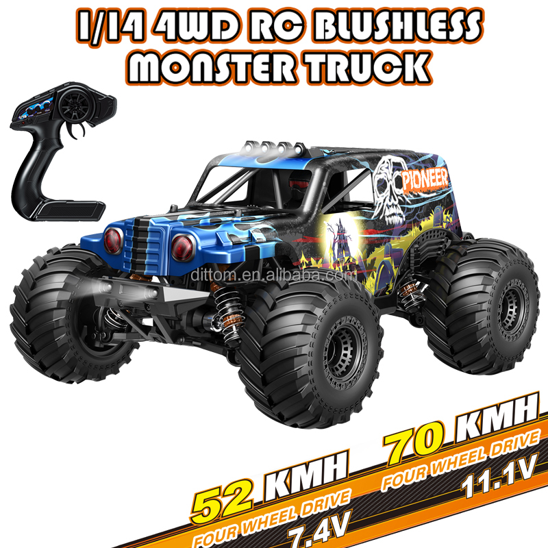 HS14411 1/14 Scale RC Off-Road Car, 52KM/H High-Speed Climbing