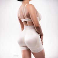 Shorts gainants pour femmes, double couche, effet bombant, style colombien, rehausseur de fesses et sculpteur de taille