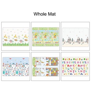 Esteras de juego para niños, esteras de <span class=keywords><strong>gateo</strong></span> para bebés, <span class=keywords><strong>Manta</strong></span> lisa con letras h - Product Image 3