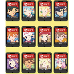 PY Juego de Nintendo Switch de Anime Japonés, Accesorios para el Juego de Mesa <span class=keywords><strong>Poki</strong></span> End Moned, Imán Acrílico, Bolsa Misteriosa Personalizada de Gameboy Emerald, Regalo - Product Image 6