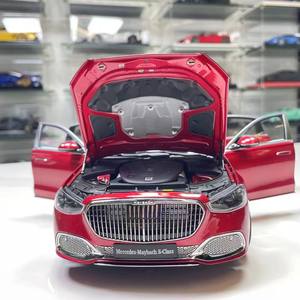 Modello Mercedes-Maybach classe 2021, in lega di 1:18, completamente aperto, modello di <span class=keywords><strong>auto</strong></span> <span class=keywords><strong>da</strong></span> <span class=keywords><strong>collezione</strong></span>, Display realistico. - Product Image 4
