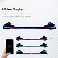Feux arrière LED RGB pleine largeur, clignotants et feux de jour, de type traversant, Plug-and-Play, 6000K 12V, pour Tesla